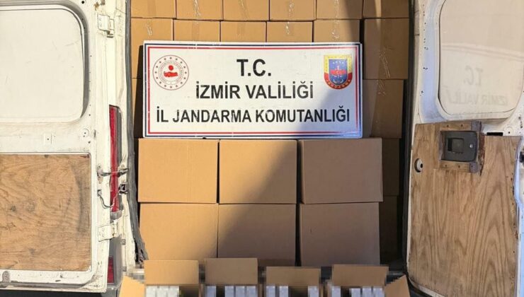 Bornova’da dev kaçak makaron operasyonu: 2 milyon 600 bin ele geçirildi