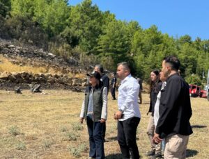 Burdur’da orman yangını