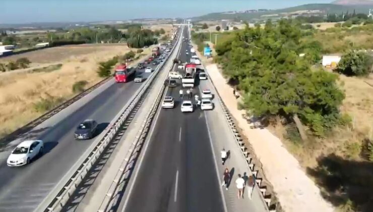 Bursa’da Mazot Dökülen Yolda Zincirleme Kaza: 9 Araç, 4 Yaralı