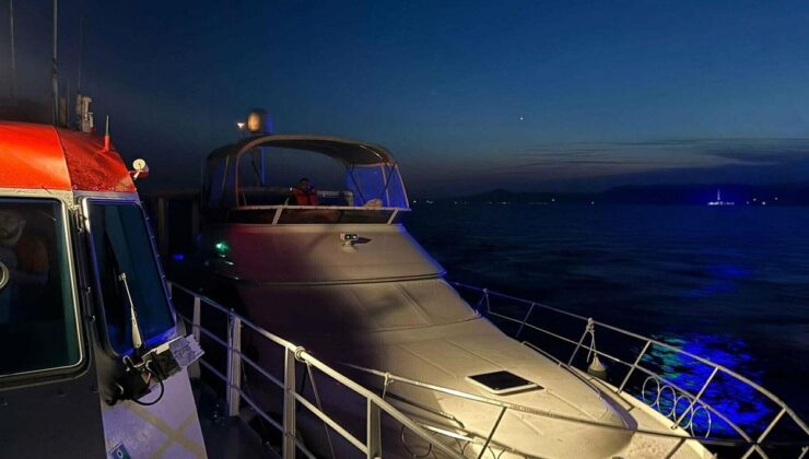 Çanakkale Boğazı’nda arıza yapan tekne Sütlüce’ye yanaştırıldı