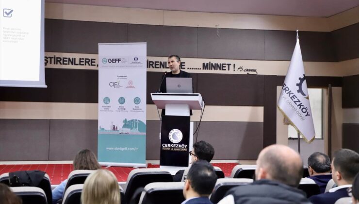 Çerkezköy’de işletmelere GEFF Türkiye yeşil finansman semineri düzenlendi