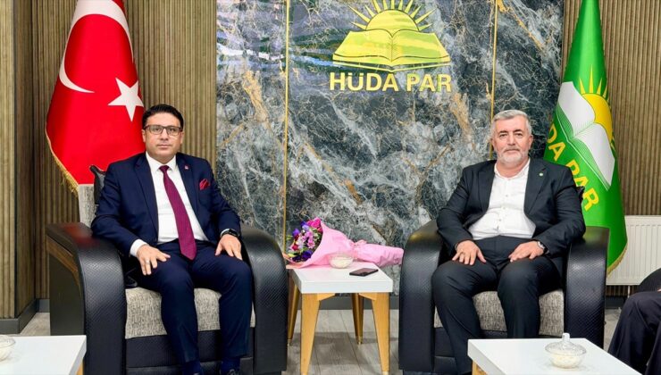 CHP Diyarbakır İl Başkanı Eke, HÜDA PAR İl Başkanı Gülsever ile bir araya geldi