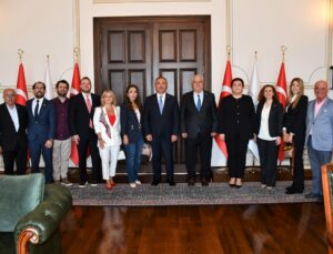 CHP Tekirdağ İl Başkanı Kaplan, Vali Soytürk’ü makamında ziyaret etti