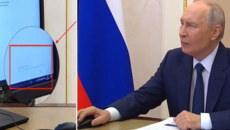 Duma seçimlerinde çevrimiçi oy kullanan Putin’in bilgisayarındaki işletim sisteminin lisanssız olduğu fark edildi