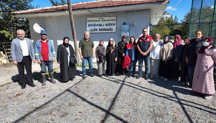 Düzce İl Tarım ve Orman Müdürlüğü, Doğanlı’da üreticilere destekleri anlattı