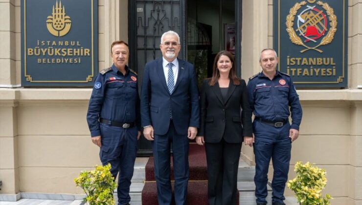 Edirne Belediye Başkanı Gencan, İstanbul’da İSKİ ve itfaiye ile görüştü