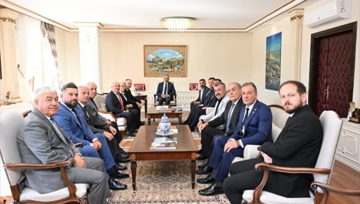 Edirne Valisi Sezer, MHP İl Başkanı ve Okçular Vakfı Genel Sekreteri’ni kabul etti
