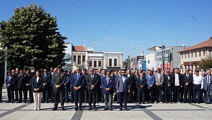 Edirne’de Gaziler Günü nedeniyle tören düzenlendi