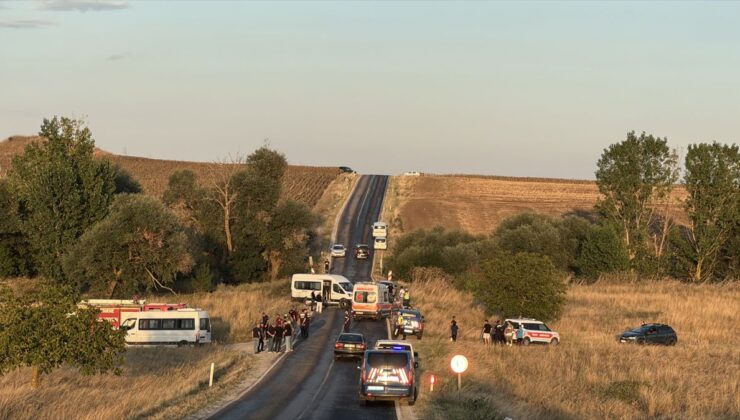 Edirne’de Zincirleme Kaza: 6 Yaralı