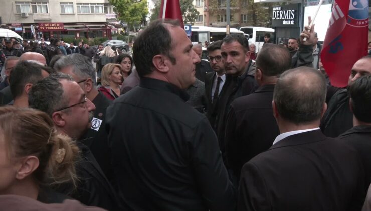 Eğitim-İş, MEB önünde 7 bakana Manisa saldırısı sonrası istifa çağrısı yaptı