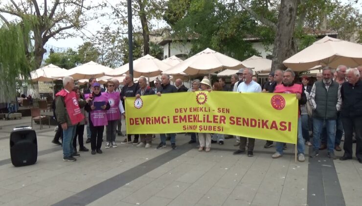 Emekliler Sinop, Artvin, Hopa ve Bilecik Bozüyük’te seyyanen zam için sokağa çıktı