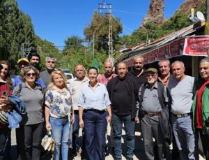 EMEP’li Karaca’dan Pülümür’de maden projelerine karşı mücadele eden köylülere ziyaret