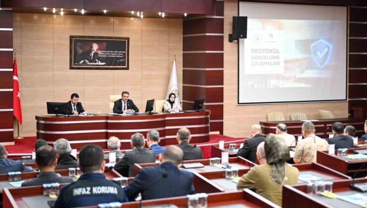 Erzurum’da okul güvenliği toplantısı Vali Baruş başkanlığında yapıldı