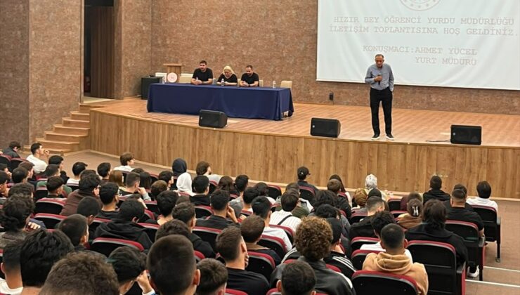 Eskişehir’de yurt personeli yeni öğrencilerle iletişim toplantıları yaptı