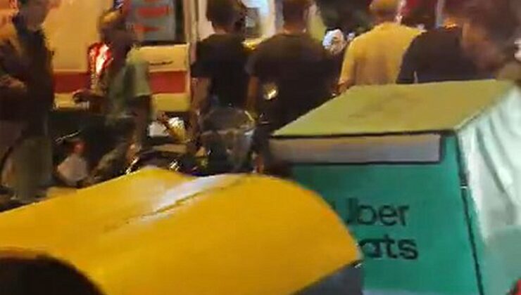 Hafif ticari araç, motosiklete çarptı; 1 ölü, 1 yaralı