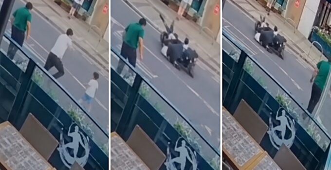 İngiltere’de Türk restoran müdürüne kahramanlık ödülü! Çocuğu kurtarmak için motosikletin önüne atladı