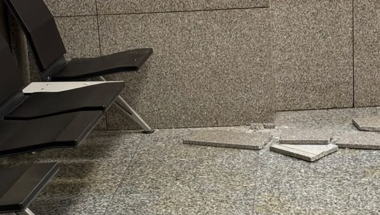 İstanbul Adliyesi’nde yerinden kopan duvar kaplaması avukatı başından yaraladı