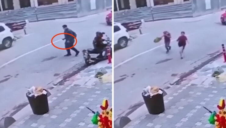 İstanbul’da sokak ortasında korku dolu anlar: İlkokul öğrencilerini bıçakla kovaladı