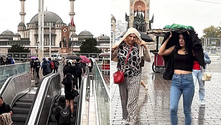 İstanbul’da yağış başladı