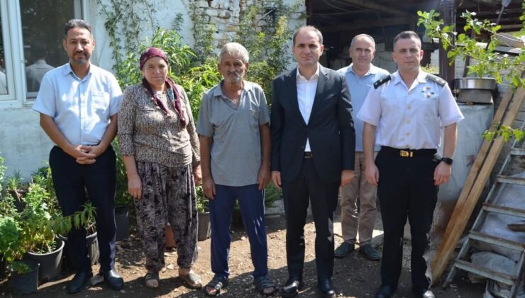İzmir Bayındır Kaymakamı Murat Mete, Gaziler Günü’nde gazileri ziyaret etti