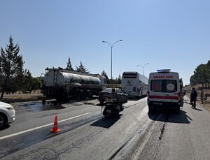 Kahramanmaraş’ta kamyona çarpan otomobildeki 1 kişi öldü, 2 kişi yaralandı
