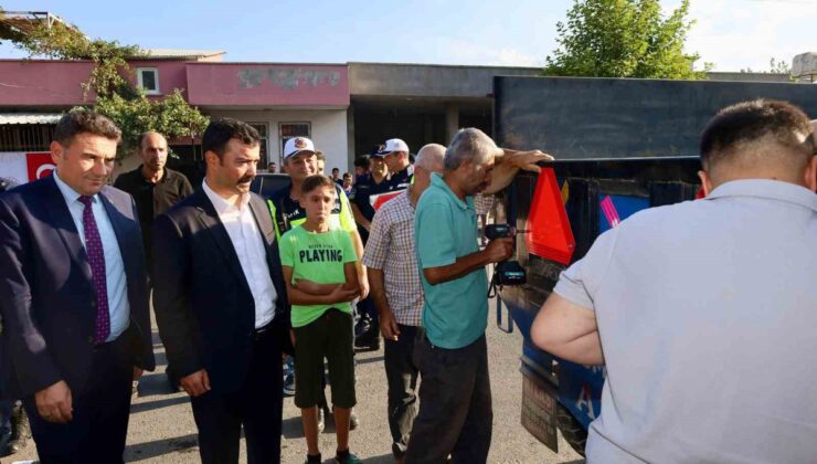 Kahta’da ilçe genelinde çiftçilere 800 traktör reflektörü dağıtılacak