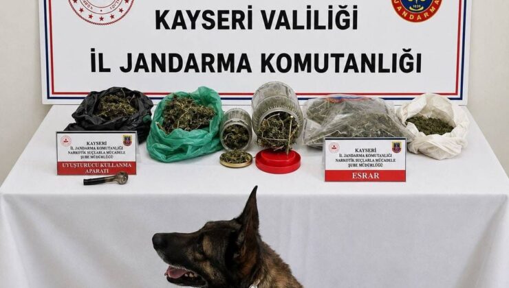 Kayseri’de Jandarma Operasyonu: 1,2 Kilo Uyuşturucu Ele Geçirildi