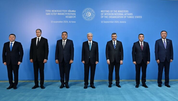 Kazakistan Cumhurbaşkanı Tokayev, Türk Devletleri Teşkilatı İçişleri Bakanları ile bir araya geldi