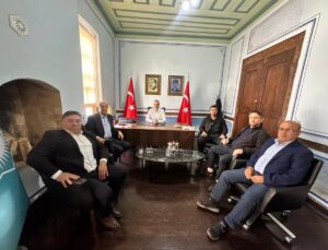 Kırklareli Ticaret Borsası Başkanı Altıntel, Milletvekili Sarıçam’ı ziyaret etti