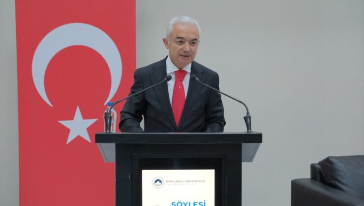 Kırklareli Üniversitesi’nde Teoman Duralı konferansında Vali Turan konuştu