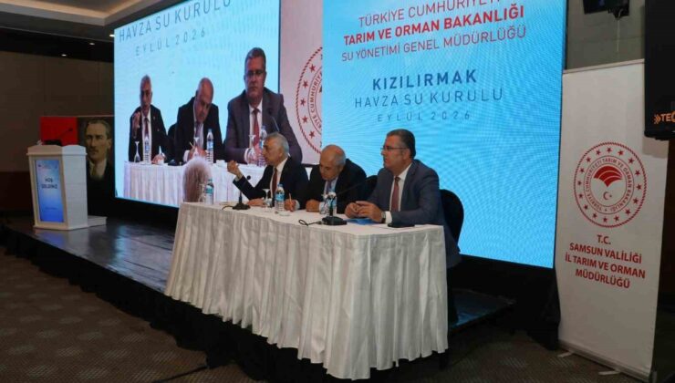 Kızılırmak Havzası’nda artan su ihtiyacı Samsun’daki toplantıda ele alındı