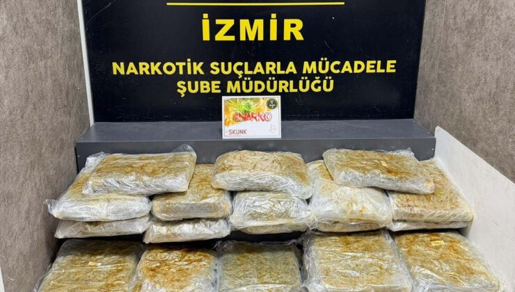 Konak’ta Uyuşturucu Operasyonu: 29 Kilo Skunk Ele Geçirildi