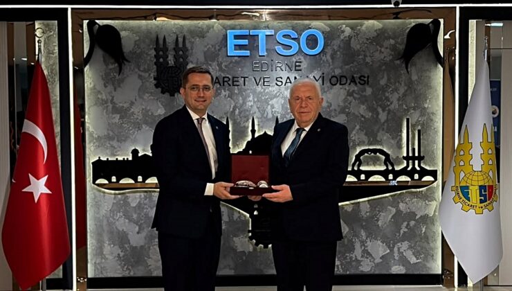 Kosova İstanbul Başkonsolosu Zeka, ETSO’yu ziyaret ederek ticari iş birliğini görüştü