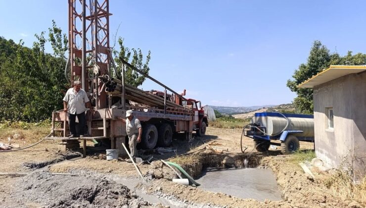 Kütahya Şaphane Gaipler’de KÖYDES ile 220 metre derinliğinde sondaj kuyusu açıldı