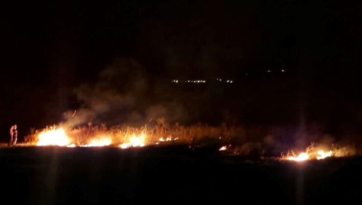 Malatya’da Otluk Yangını Söndürüldü