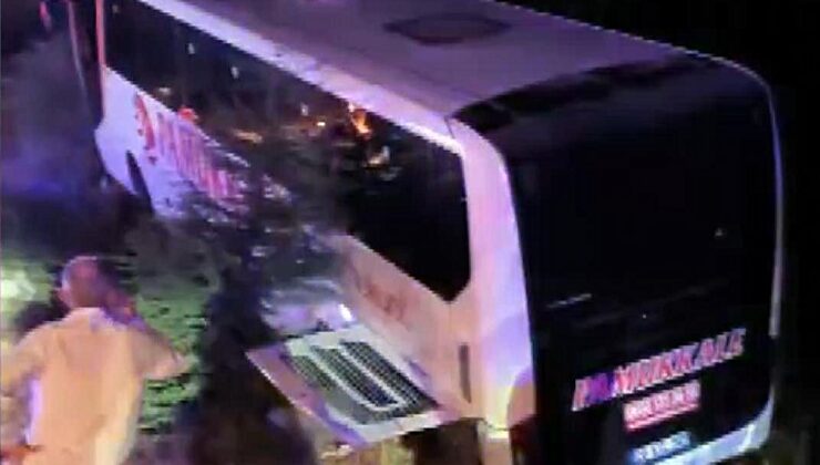 Manisa’da otobüs kazası; yaralılar var