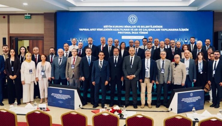MEB ve 15 Üniversiteden Okul Binalarında Afet Riskine Karşı İş Birliği Protokolü