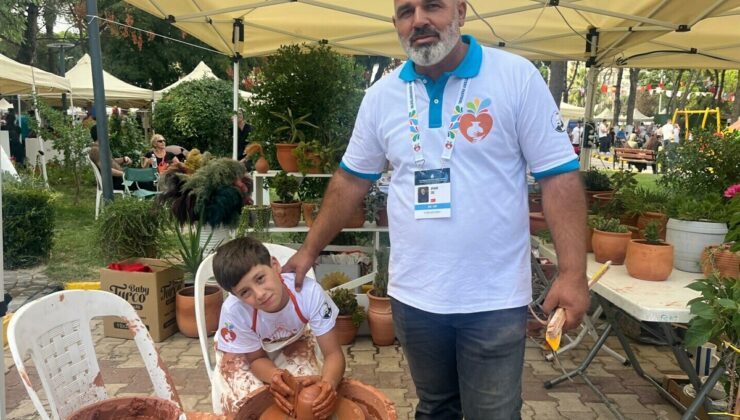 Menemen’de çömlekçi Ayhan İde’nin oğlu Oktay İde dünya şampiyonlukları kazandı