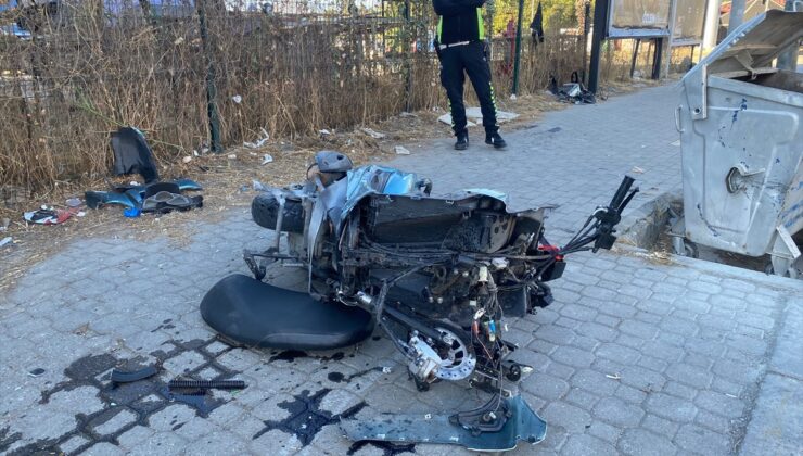 Nazilli’de iki motosikletin çarpıştığı kazada sürücüler yaralandı