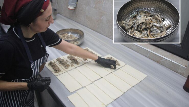 Ne pilav ne de tava… Ordu’da hamsili simit yapıldı