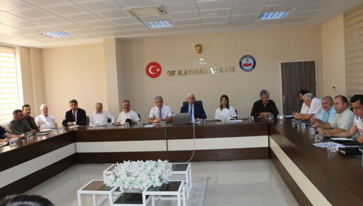 Of’ta Eğitim Hazırlıkları Toplantısı