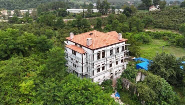 Ordu’daki tarihi konağın restorasyonunda sona yaklaşıldı