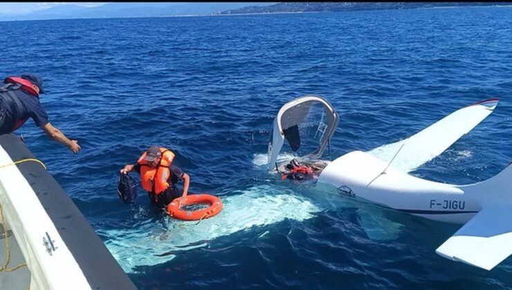 Rize açıklarına acil iniş yapan uçağın pilotu AB Sayıştayı yetkilisi çıktı