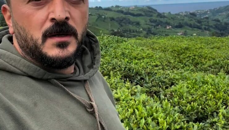 Rize’de çay üreticisi, 10 gün güneş açarsa 11. gün oruç tutacağı adağıyla dua etti