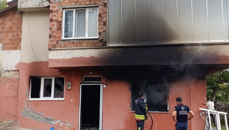 Samsun’da çıkan ev yangınında 1 kişi hayatını kaybetti