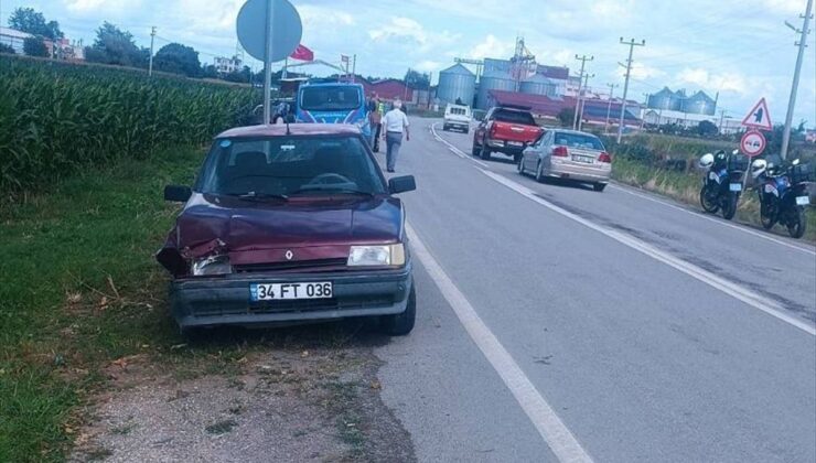 Samsun’da kamyonetle çarpışan otomobildeki 1 kişi yaralandı