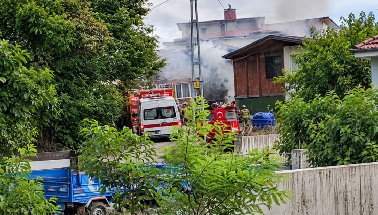 Samsun’da tek katlı evde yandı: 1 ölü