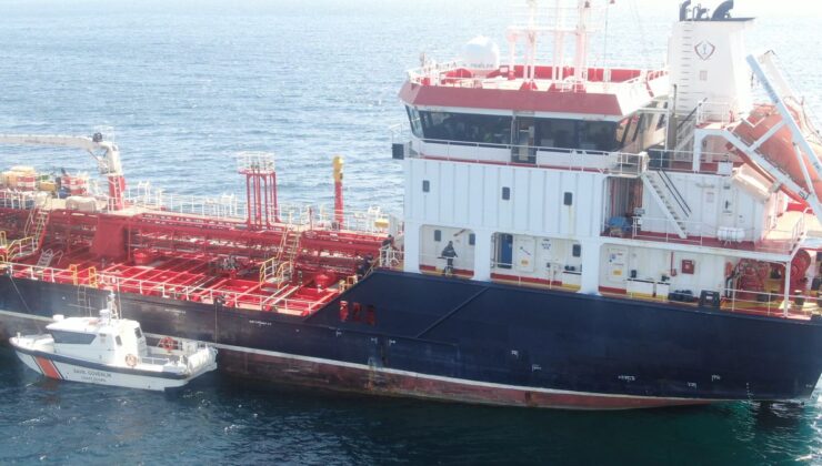 Silivri açıklarındaki kaza; Sahil Güvenlik ekipleri ALSU gemisinde