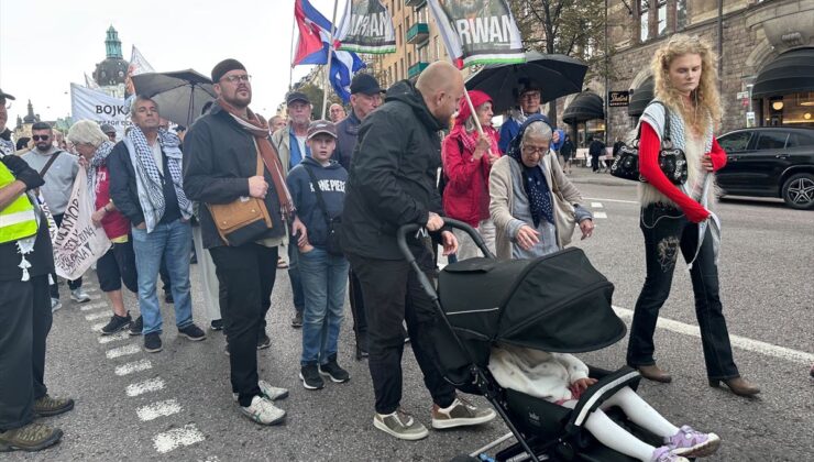 Stockholm’de Gazze protestosu: Ateşkes talebi