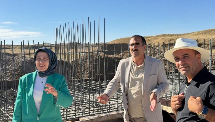 Taşlıçay Kaymakamı Kılıç ve Başkan Budak, proje alanlarını yerinde inceledi